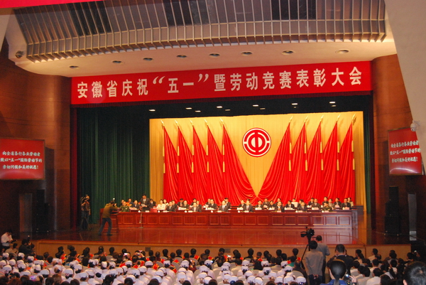 安徽省必发总公司荣获安徽省五一劳动奖状 