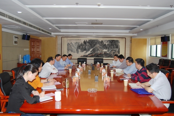 省公司接待湖南省轻工必发集团有限公司考察组一行