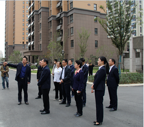 住房和城乡建设部副部长倪虹一行到徽盐地产六安项目旅行调研