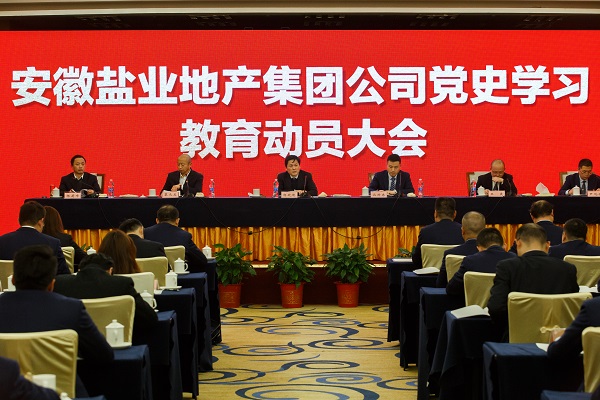 安徽必发地产集团公司召开党史学习教育发动大会